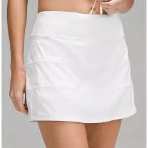 Lululemon Pace Rival High-Rise White Skirt Size 14